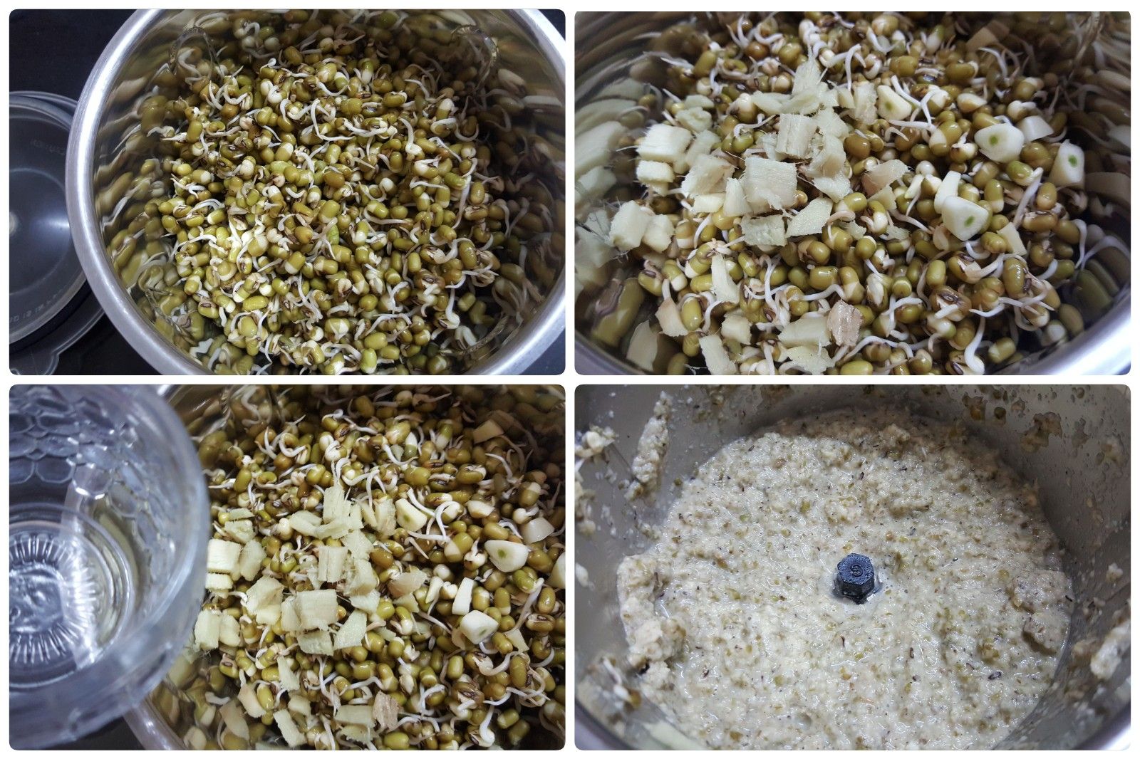 Healthy Recipes Sprouts Chilla Sprouts Moong Cheela Recipe 4