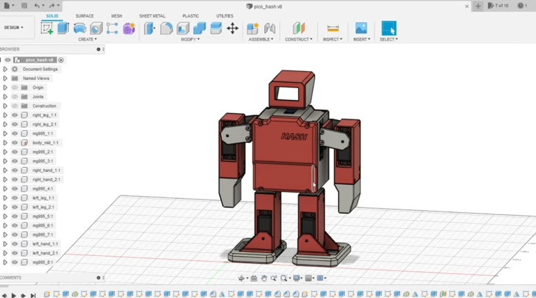 Pico Hash - Mini Humanoid Robot : 15 Steps (with Pictures) - Instructables