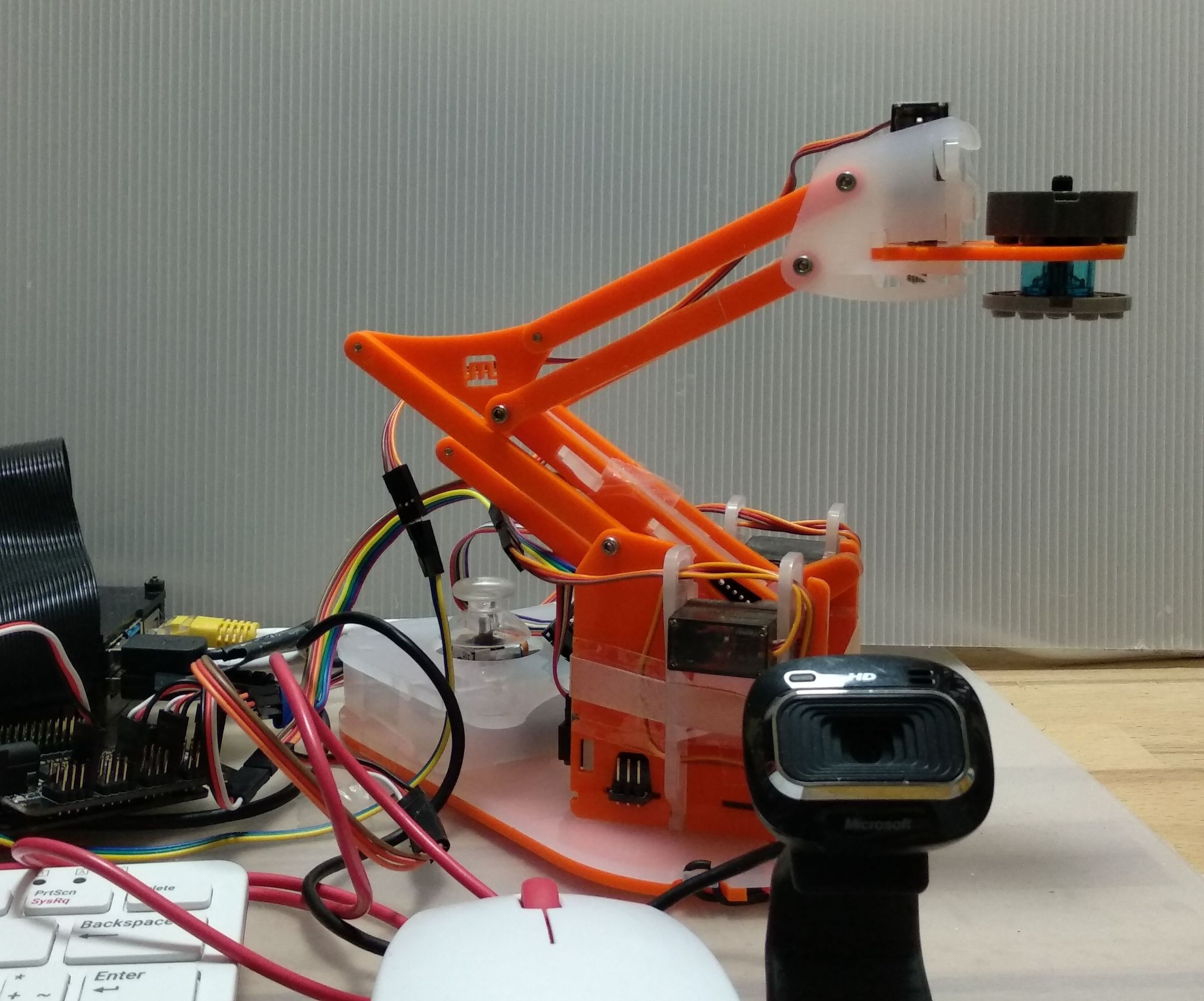 A Hearing MeArm, Google Coral TPU Accelerator Driven