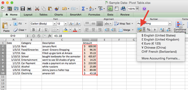 Copy Data Into Excel Spreadsheet
