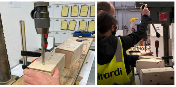 Drilling Dowel Holes