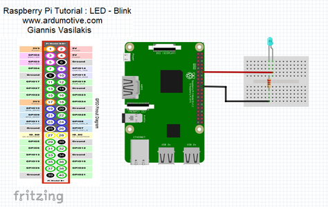 Raspberry Pi Tutorial: How to Blink an LED : 4 Steps - Instructables