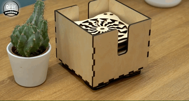 Interlocking Stacking Coaster KINETIC COASTERS With a TWIST! Laser or 3D Printable : 24 Steps (with ...