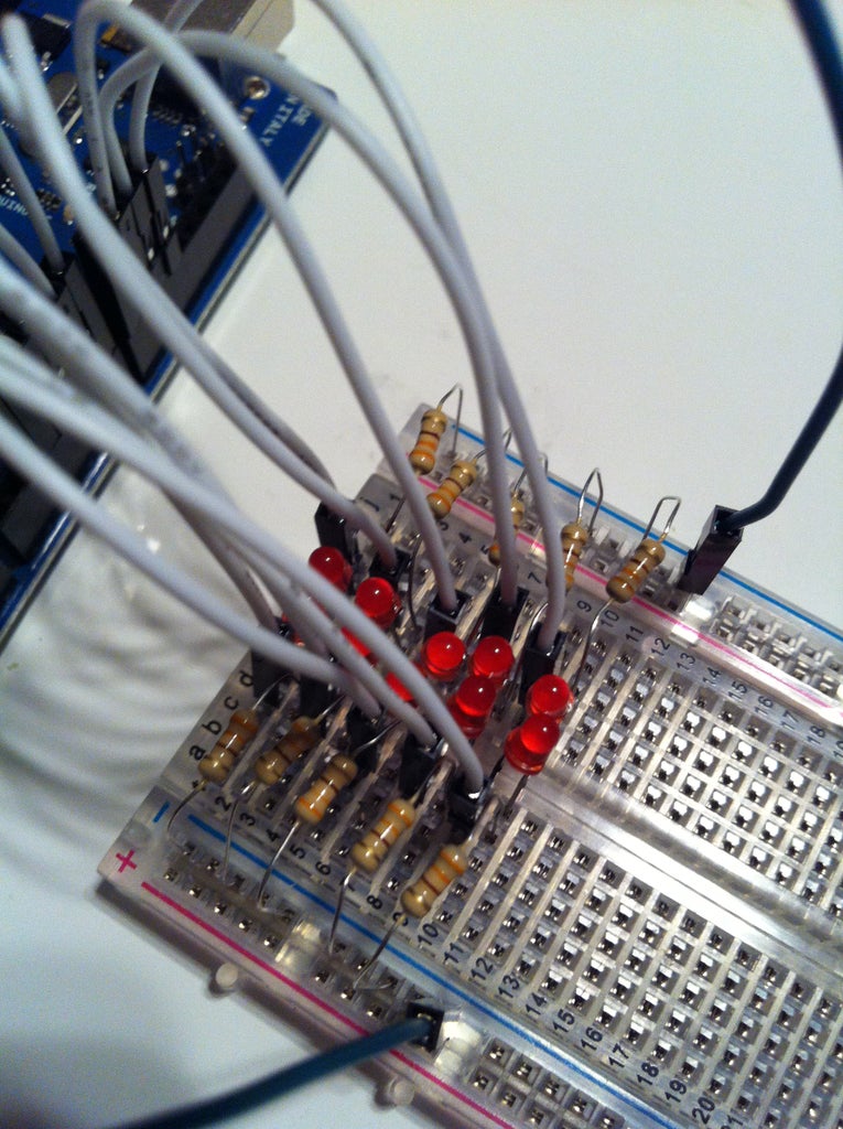 5x2 LED Matrix With Arduino - Instructables