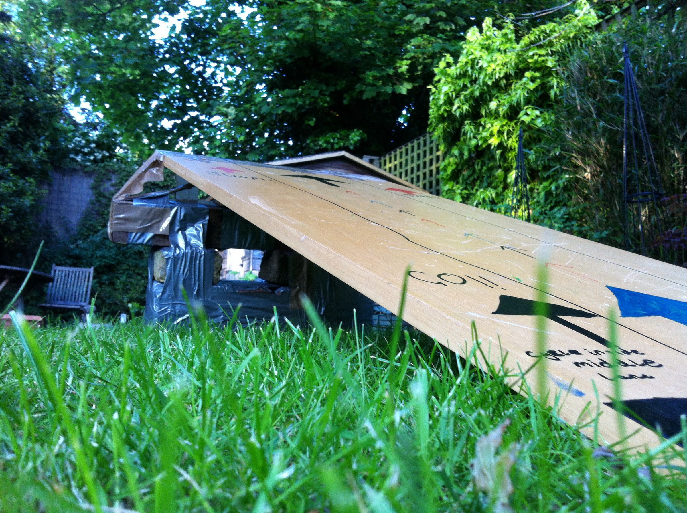 Simple Homemade Bike/Skateboard Ramp