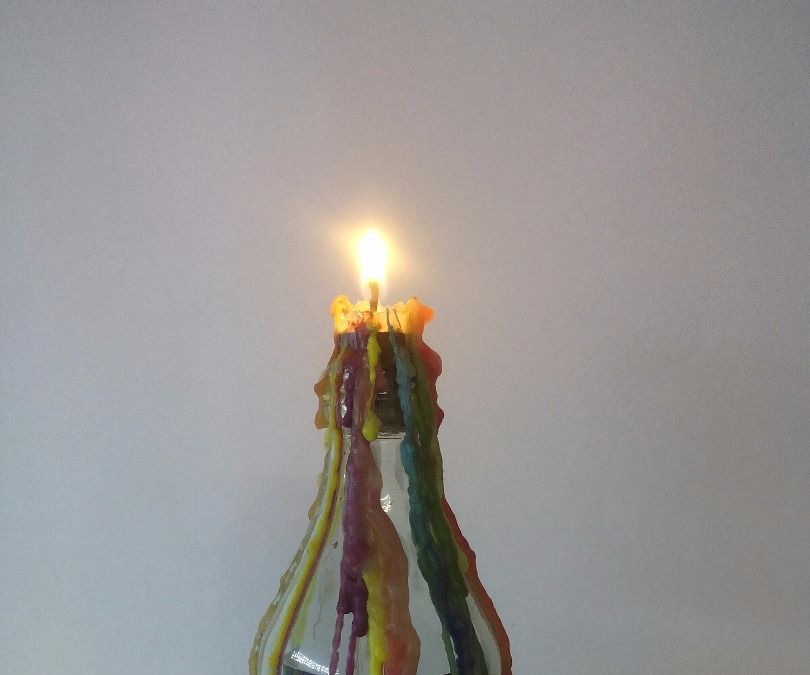 Candle Stand+photo Frame