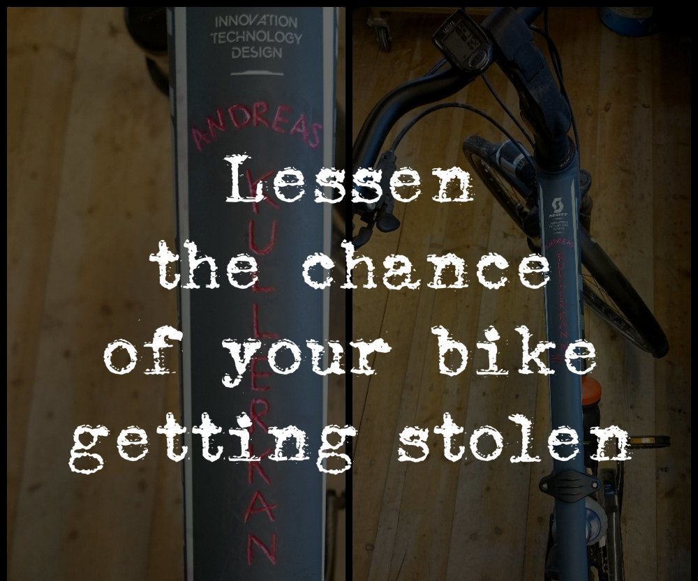 Lessen the Chance of Your Bike Getting Stolen