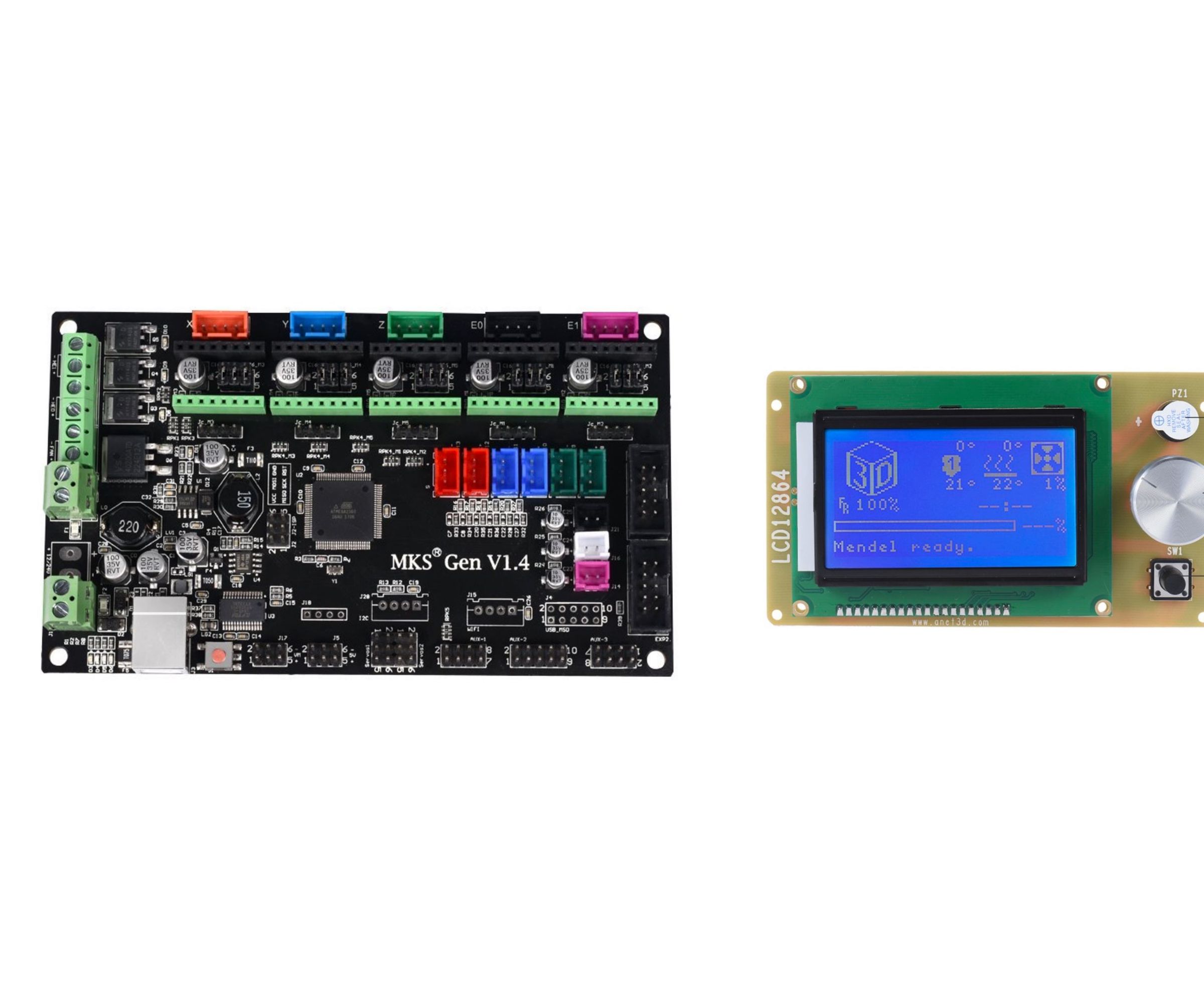 Using an Anet Full Graphics Display on a MKS Gen 1.4, 1.3 & L Running Marlian 1.1.9.