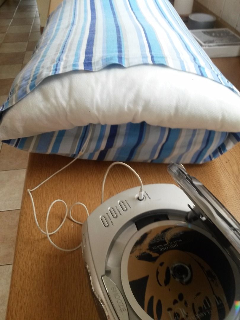 Pillow Speaker From Up-cycled Components 