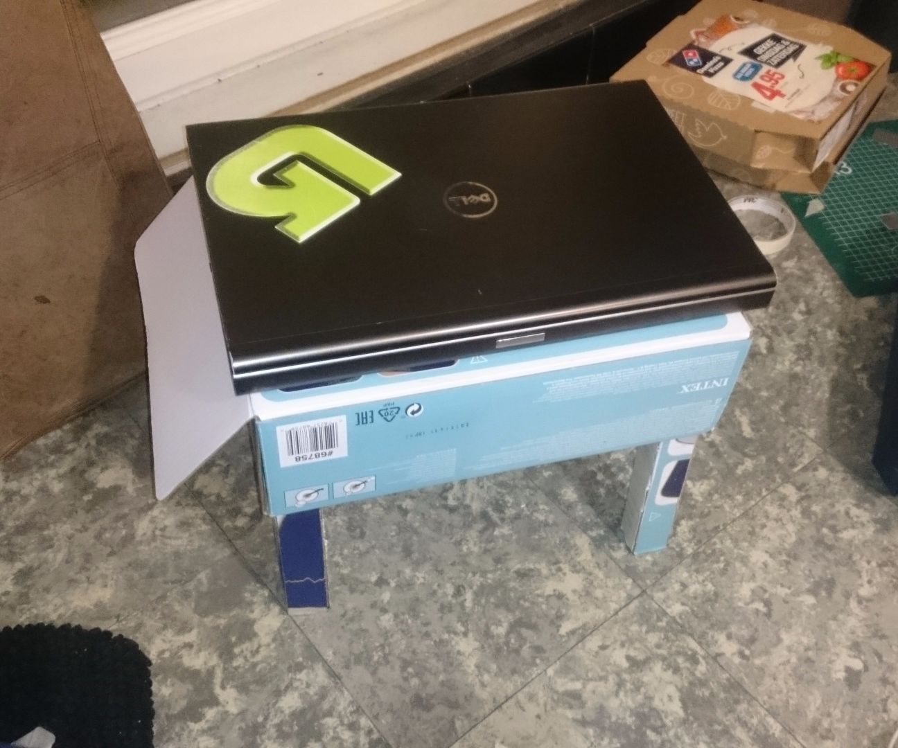 Airbed Box Table
