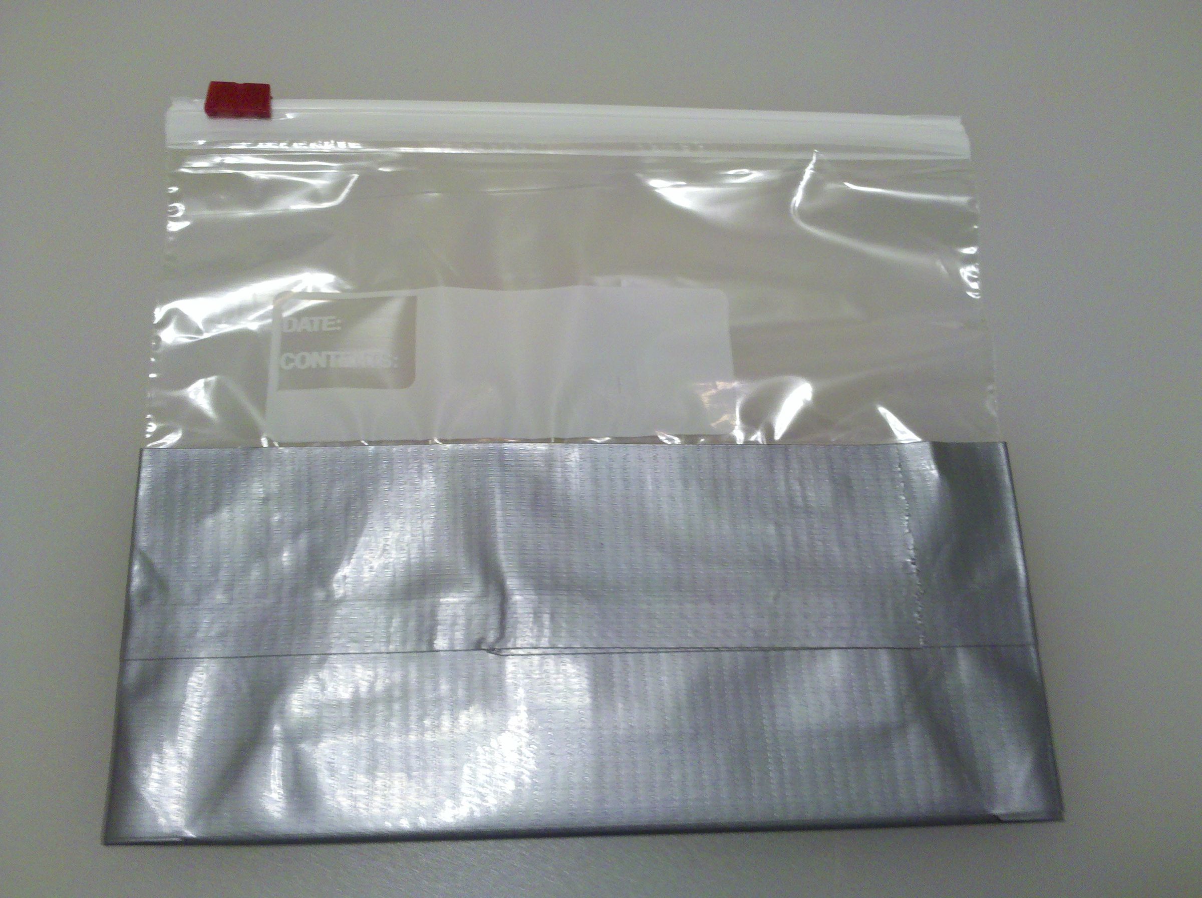 Duct Tape Reinforced Zipper Bag 5 Steps Instructables
