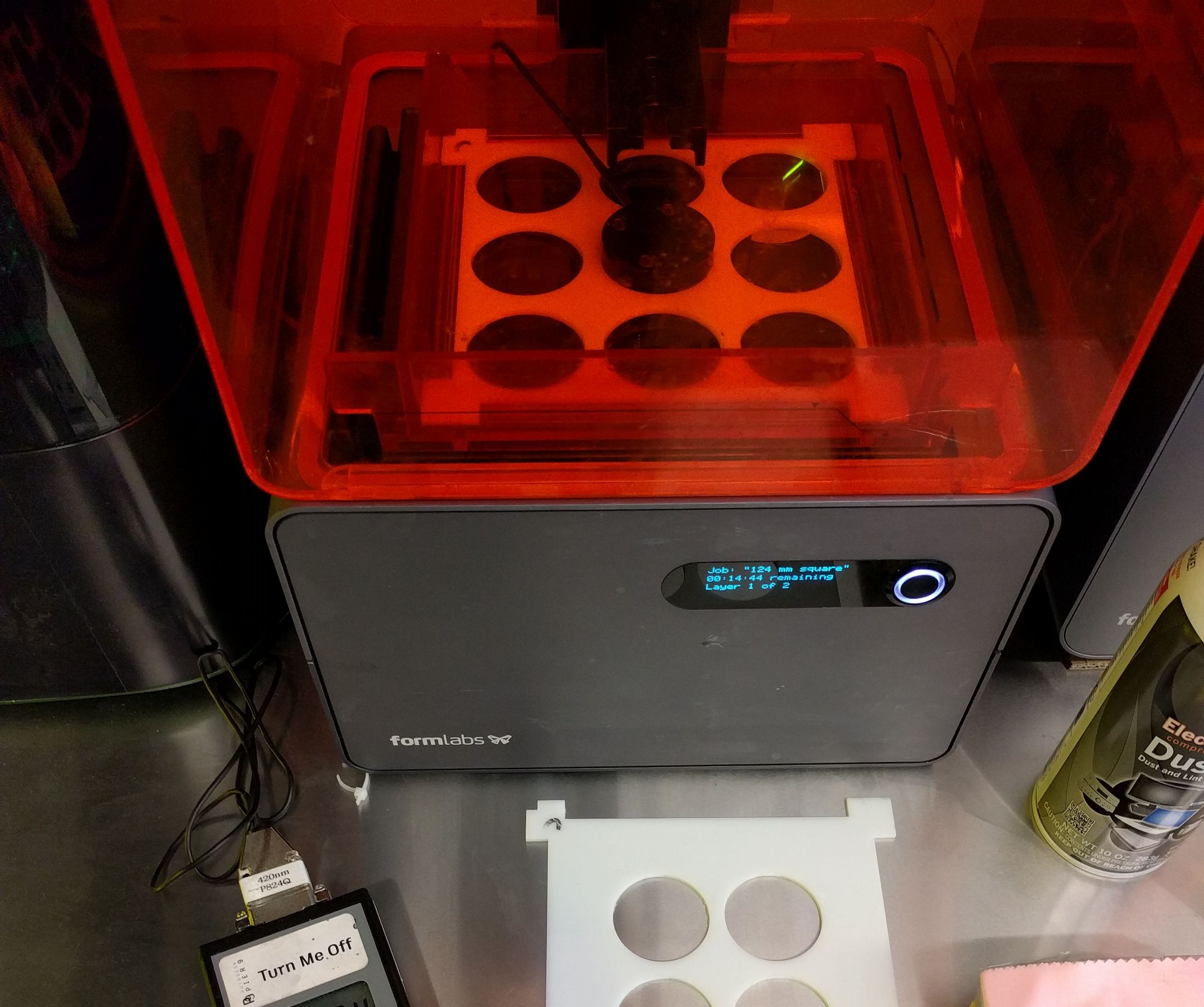 Measuring the Light Output of the Form1+