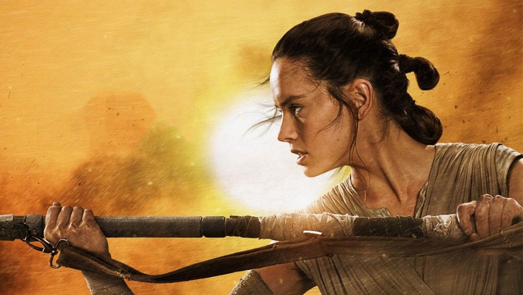 The Force Awakens-Rey's Triple Bun Hairstyle