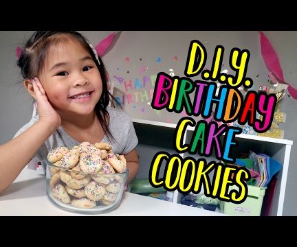 DIY Birthday Cake Cookies