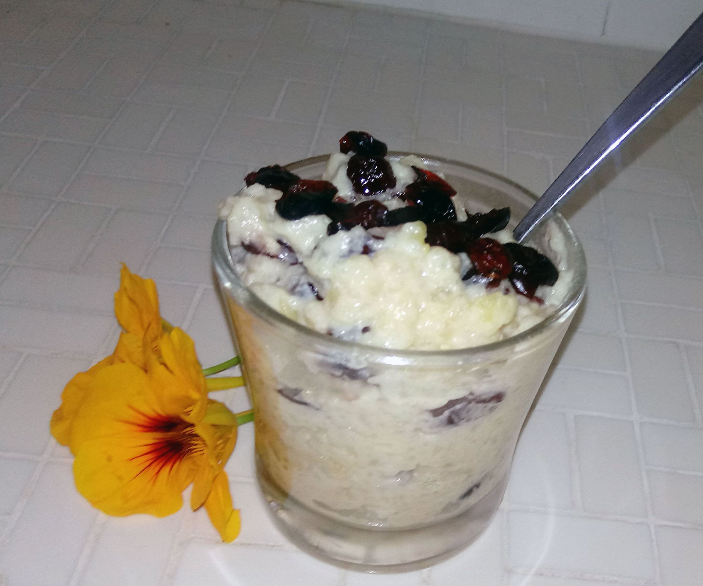 Slow Cooker Rice Pudding With Craisins