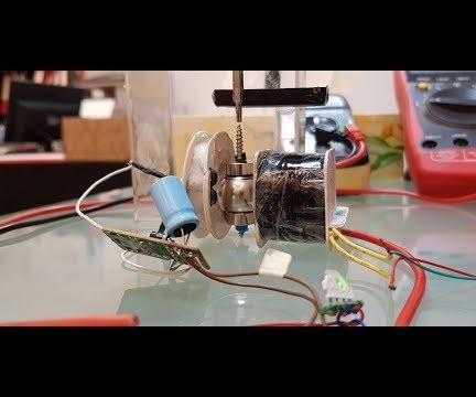 Electric Motor Generator DIY Powered With  1.25 V and 0.054 Ma 