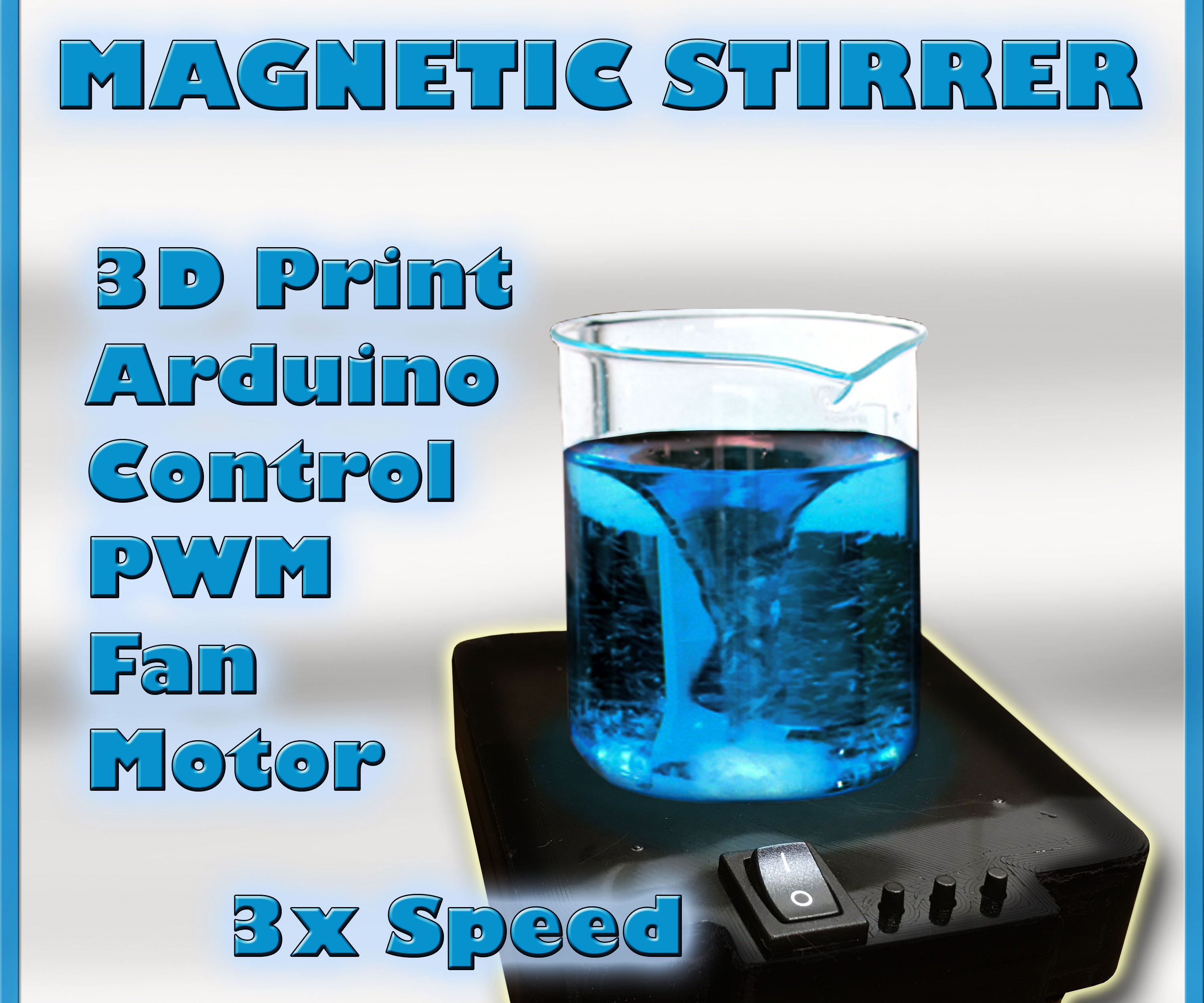 Arduino Controlled Magnetic Stirrer