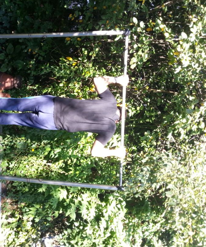 Manly Pullup Bar (Steel and Concrete!) (needs Welding)