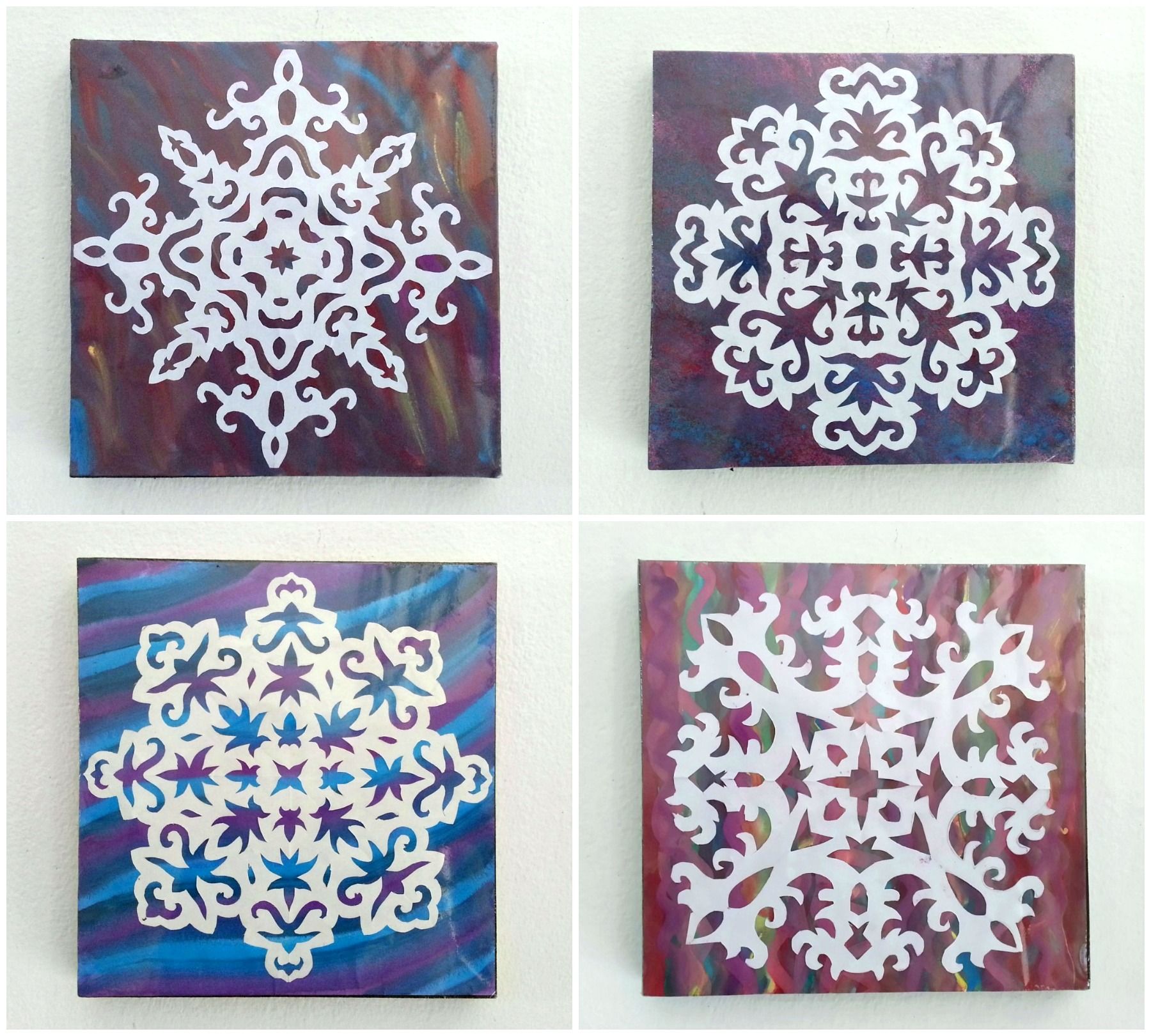 DIY Snowflake Wall Art 5 Steps (with Pictures) Instructables