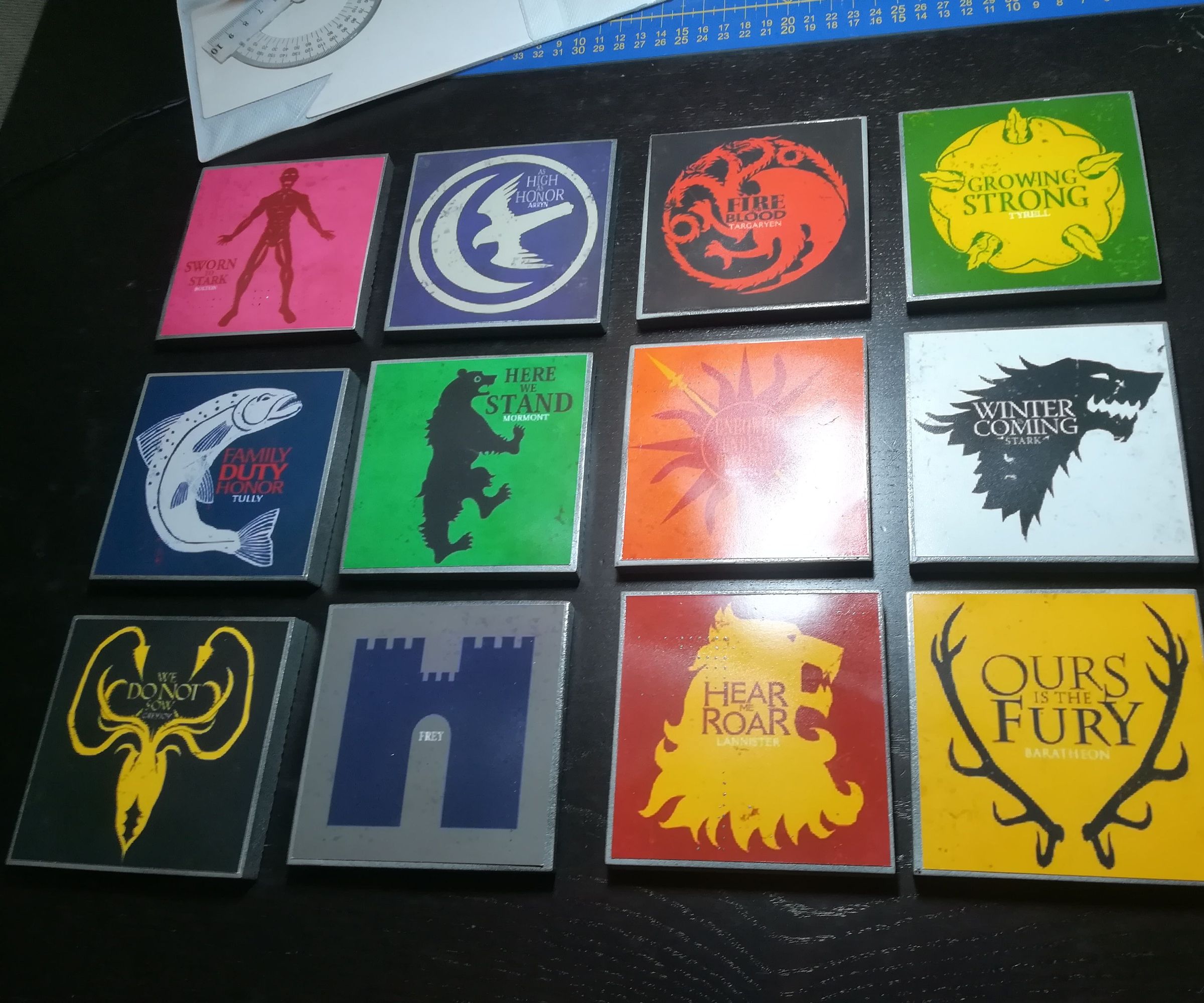  Game of Thrones: Drinks Coasters Set