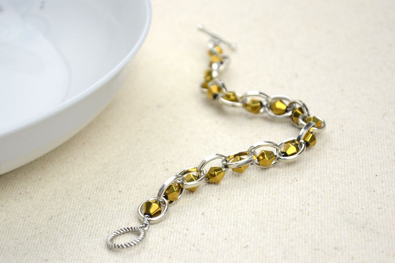 Wire Jewelry Making Tutorials-Distinctive Braided Chain Bracelet