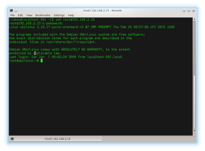 Connecting to Your Edison Via Ssh