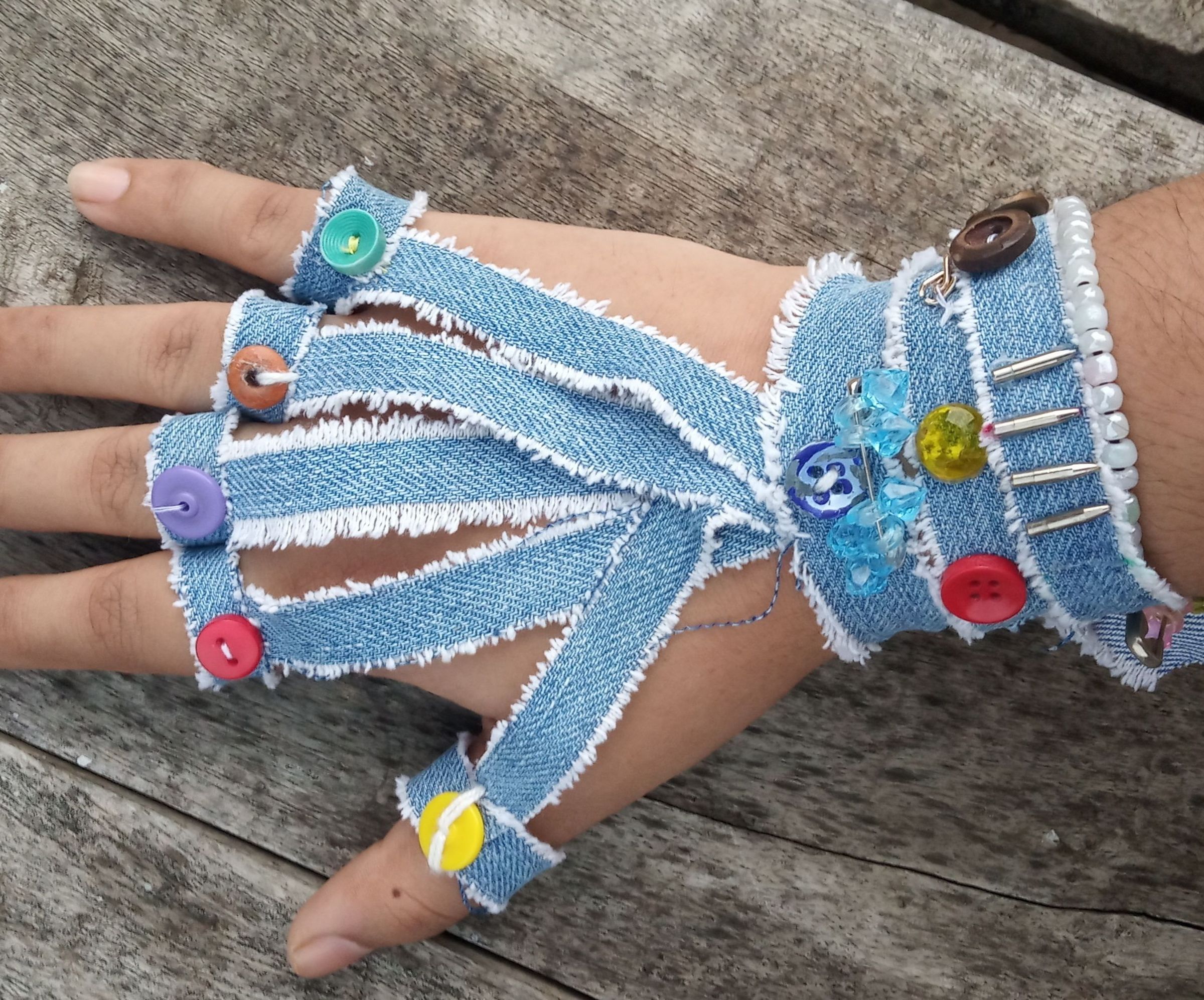 Old Denim's cloth Bracelets
