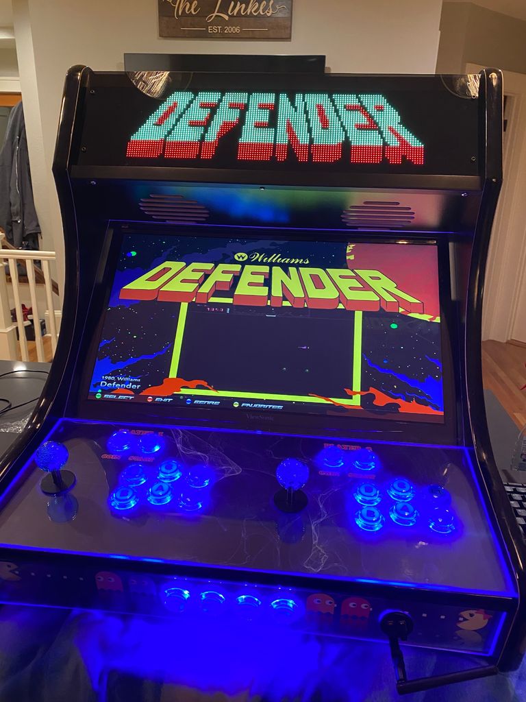 Arcade Machine With Changing LED Marquee 5 Steps (with Pictures)