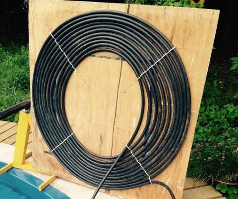 DIY 1 Hour Solar Pool Heater