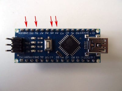 Arduino Nano: I2C 2 X 16 LCD Display With Visuino : 6 Steps (with ...