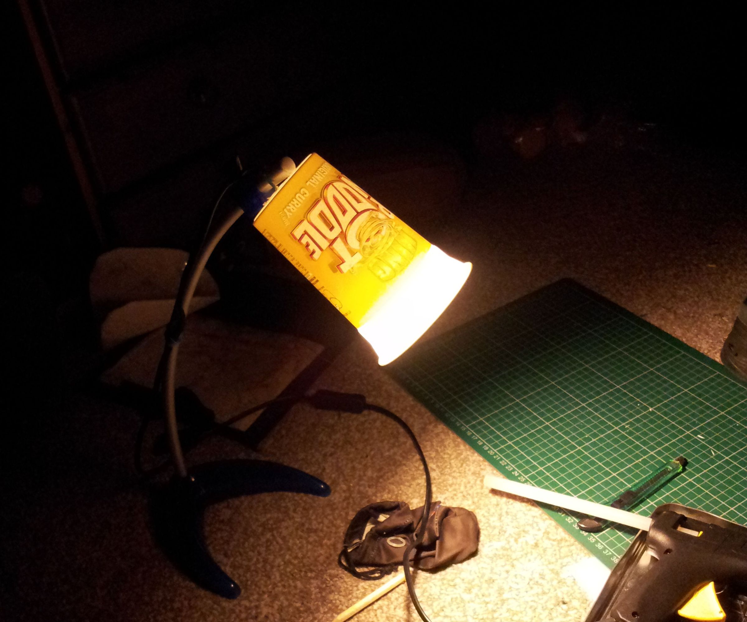 Pot Noodle Lamp/Torch