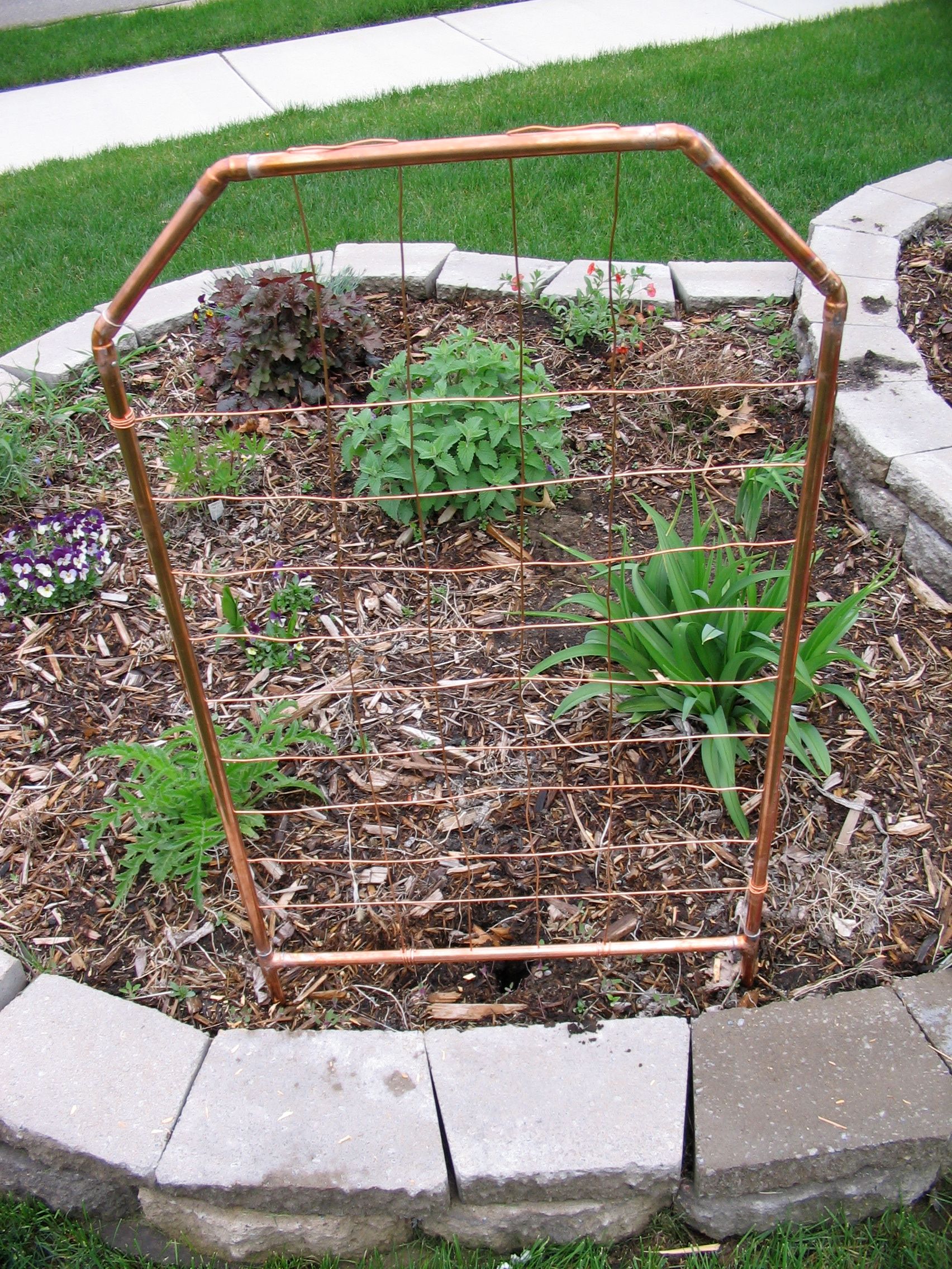 Copper Trellis for Under 25 6 Steps Instructables