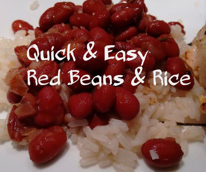 Quick & Easy Red Beans and Rice