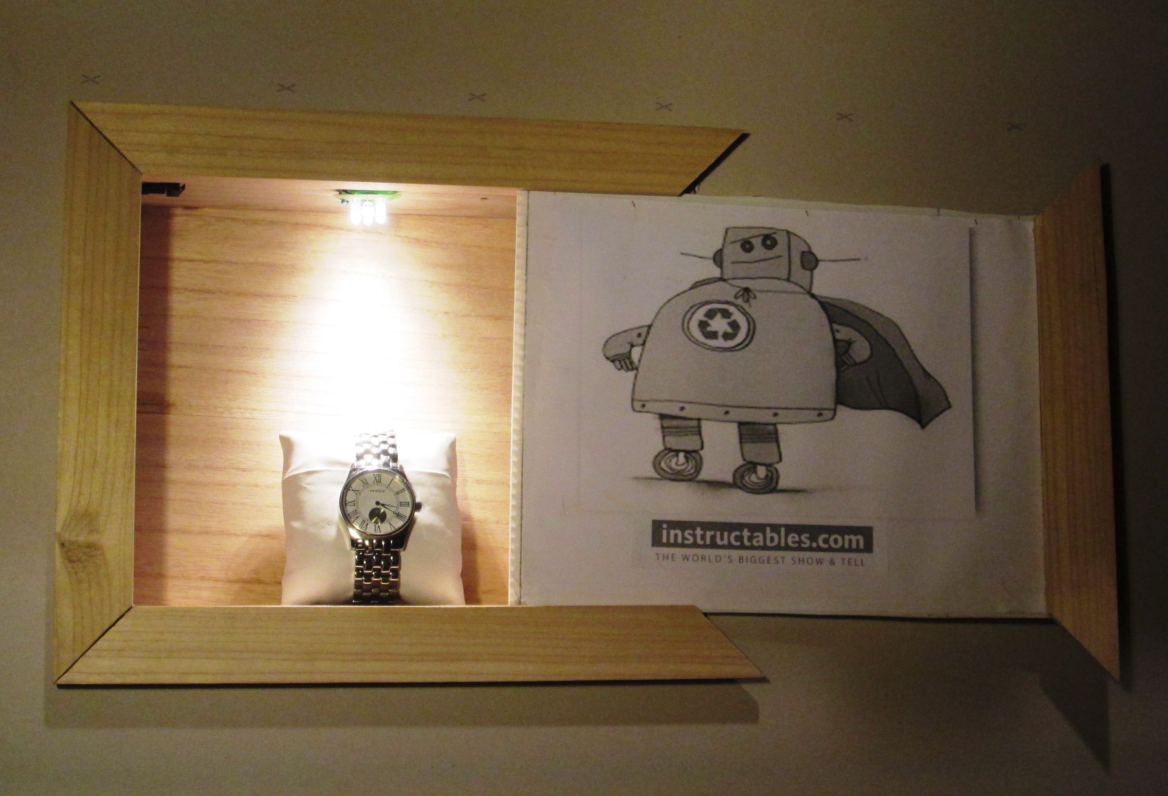 Sliding Door Secret Compartment