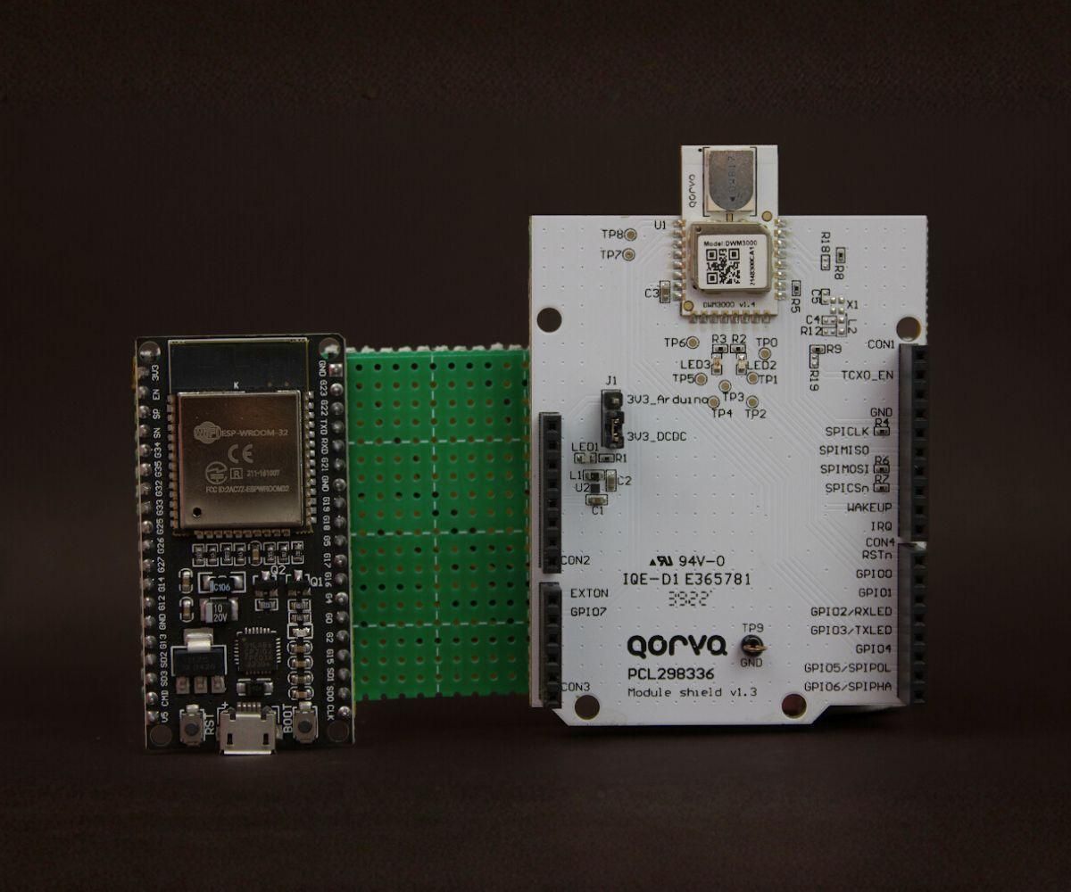 UWB Indoor Positioning System With ESP32 and Qorvo DWM3000