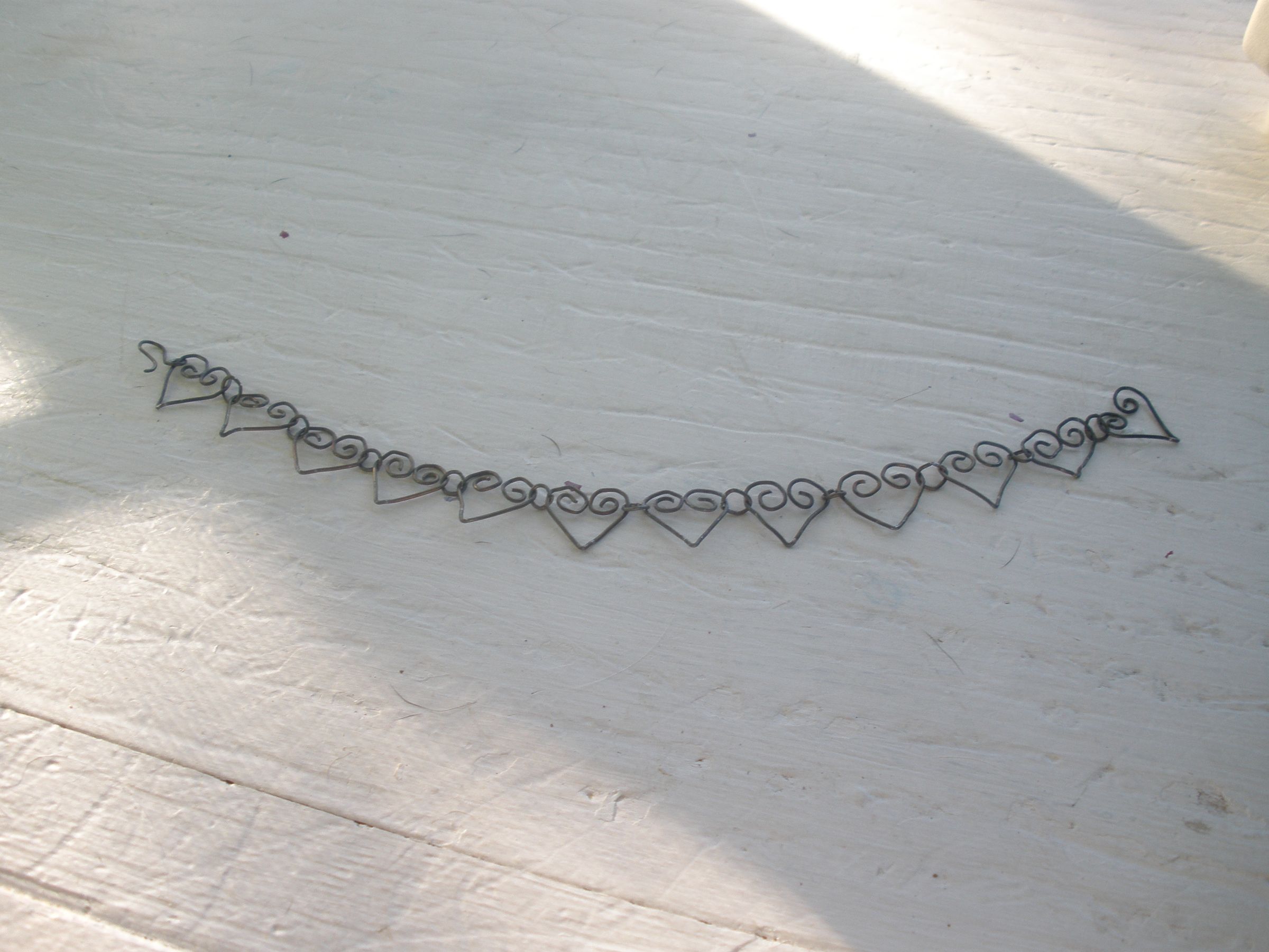 How to Make a Bracelet out of Christmas Hooks