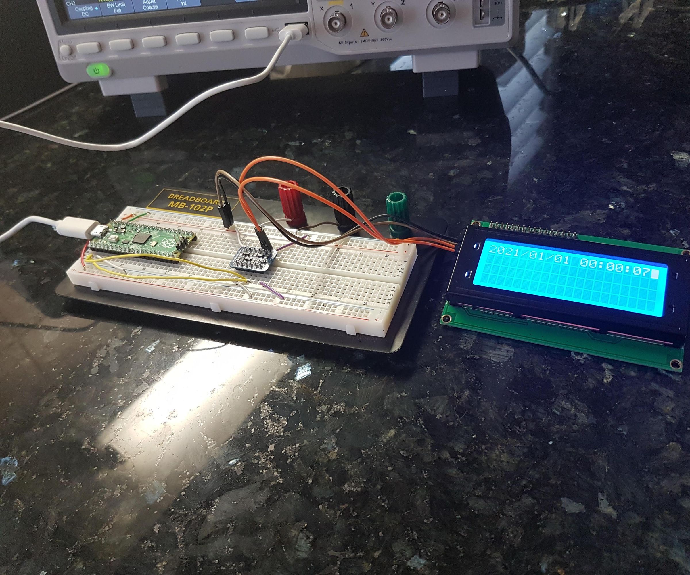 RPI Pico I2C LCD Control
