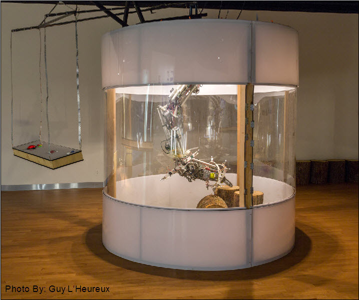 Sculpture Robot (Part 7 of 9): Universal Joint for Chainsaw Robot