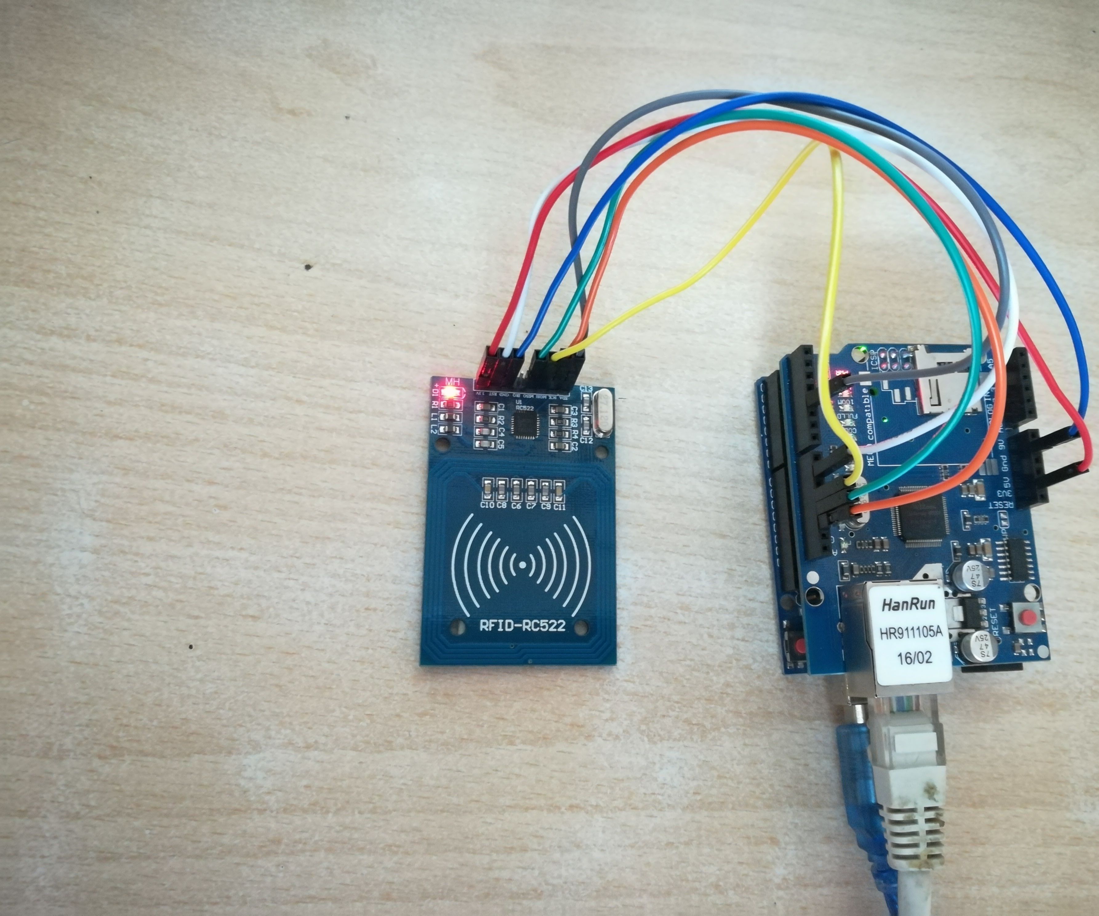 Arduino Interface With MySQL(PHPMYADMIN) for Storing RFID Access Details
