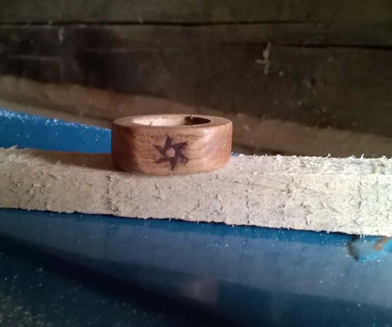 Wood Rings (made Only With a Drill)
