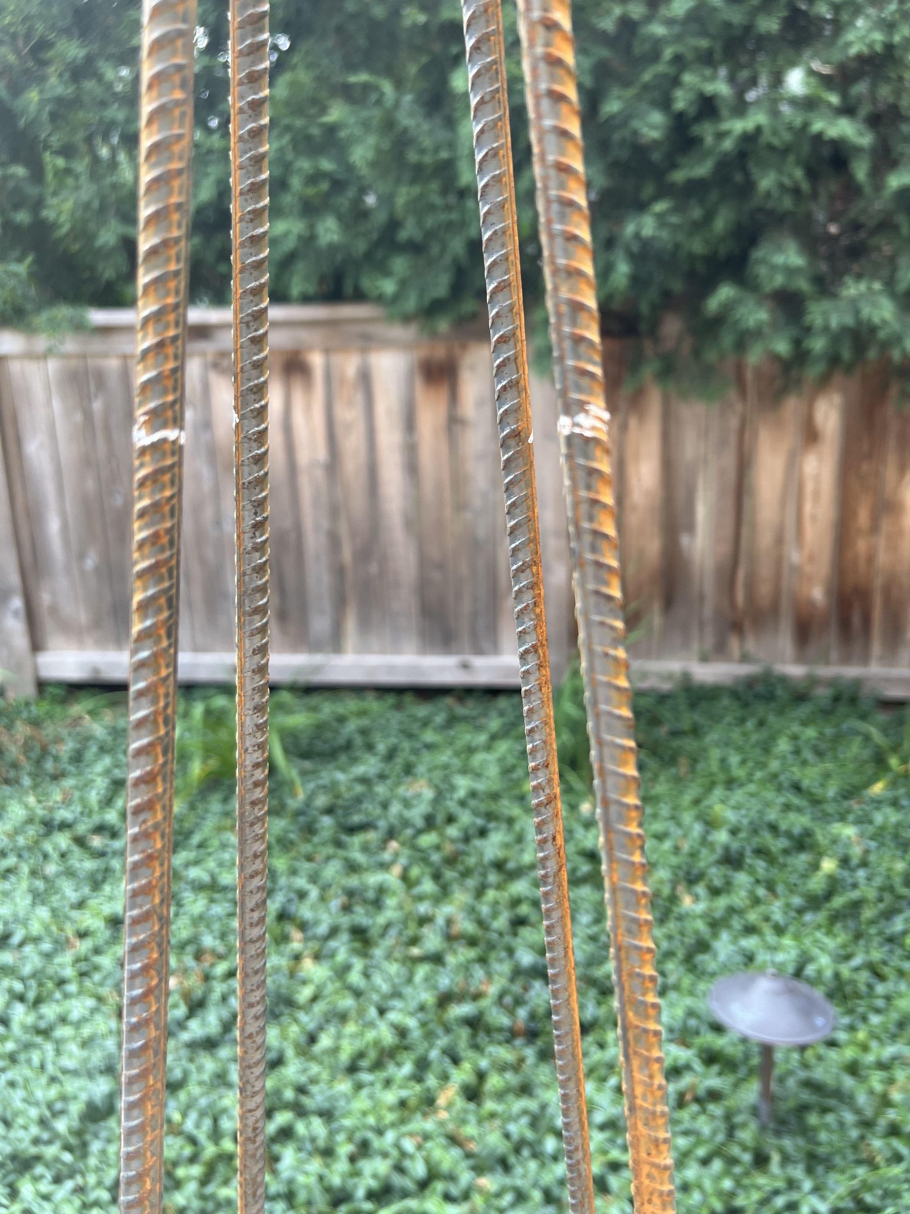 Garden Obelisk/Trellis Made From Rebar 9 Steps (with Pictures