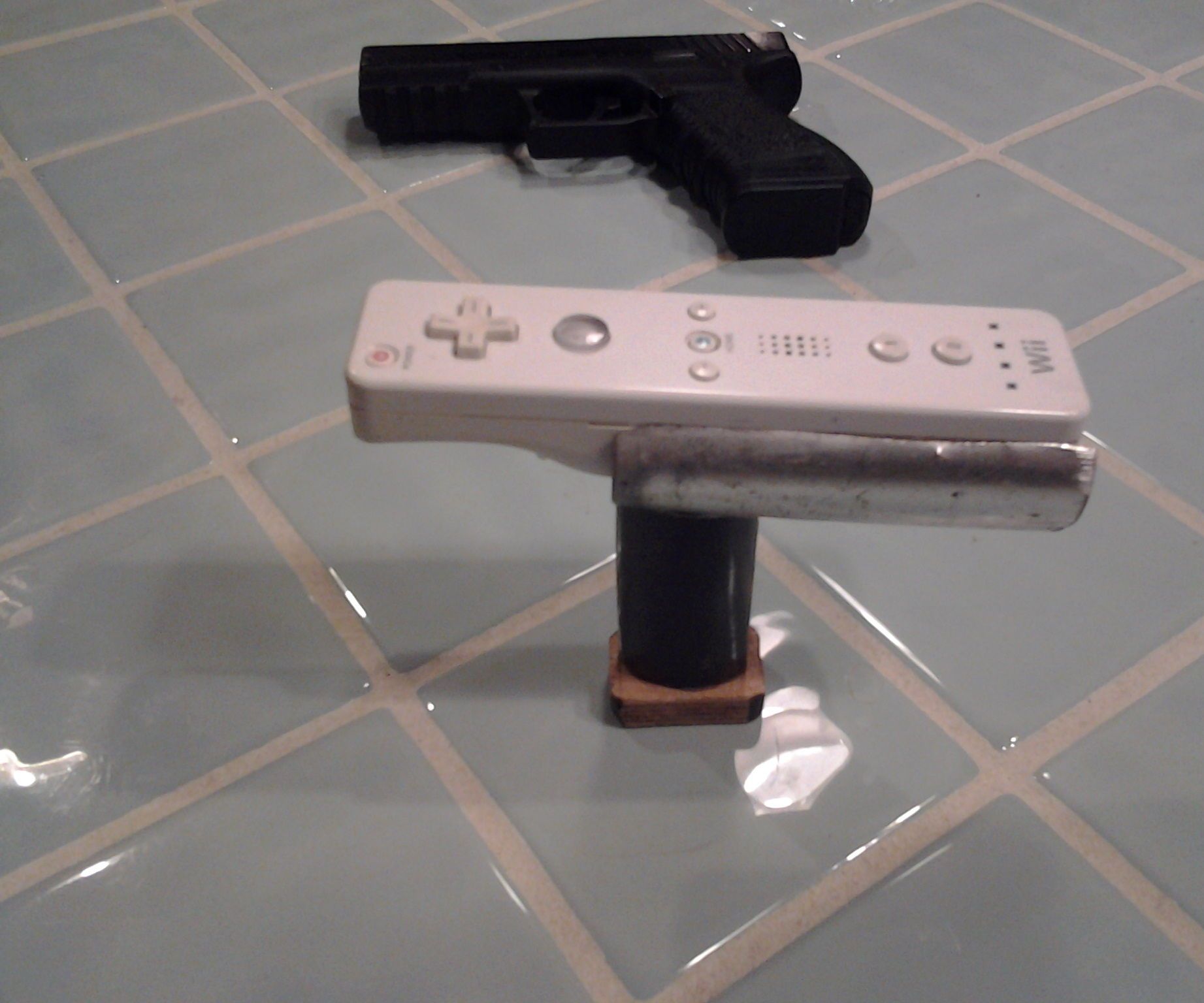 Homemade Wii blaster