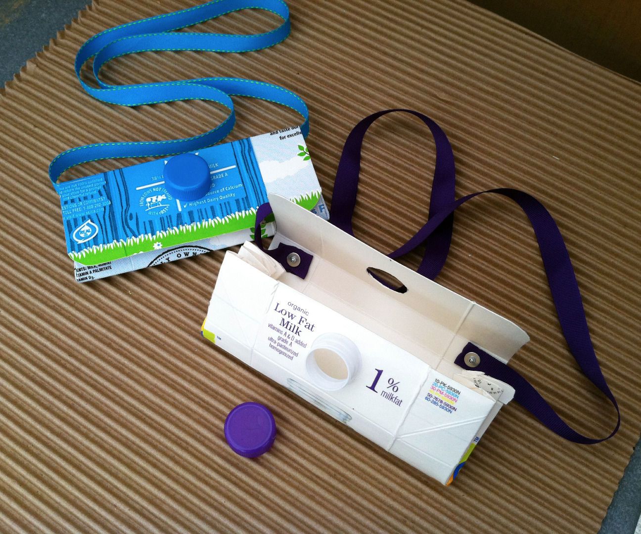 Milk Carton Notebook/Purse