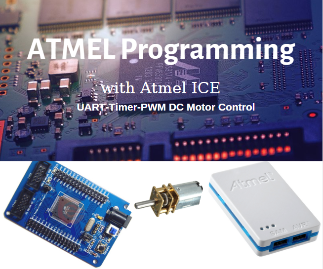 Atmega128A Proportional Motor Driving - ATMEL ICE AVR Timer UART PWM Control