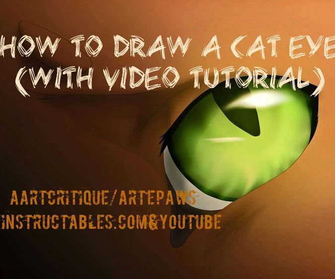 How to Draw a Cat Eye (with video tutorial)