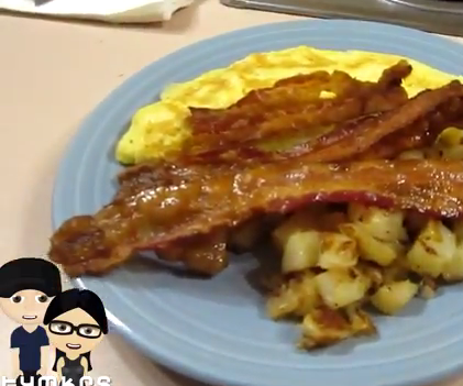 Green Chile Chorizo Omelette