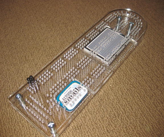 Laser Cut Cribbage Board