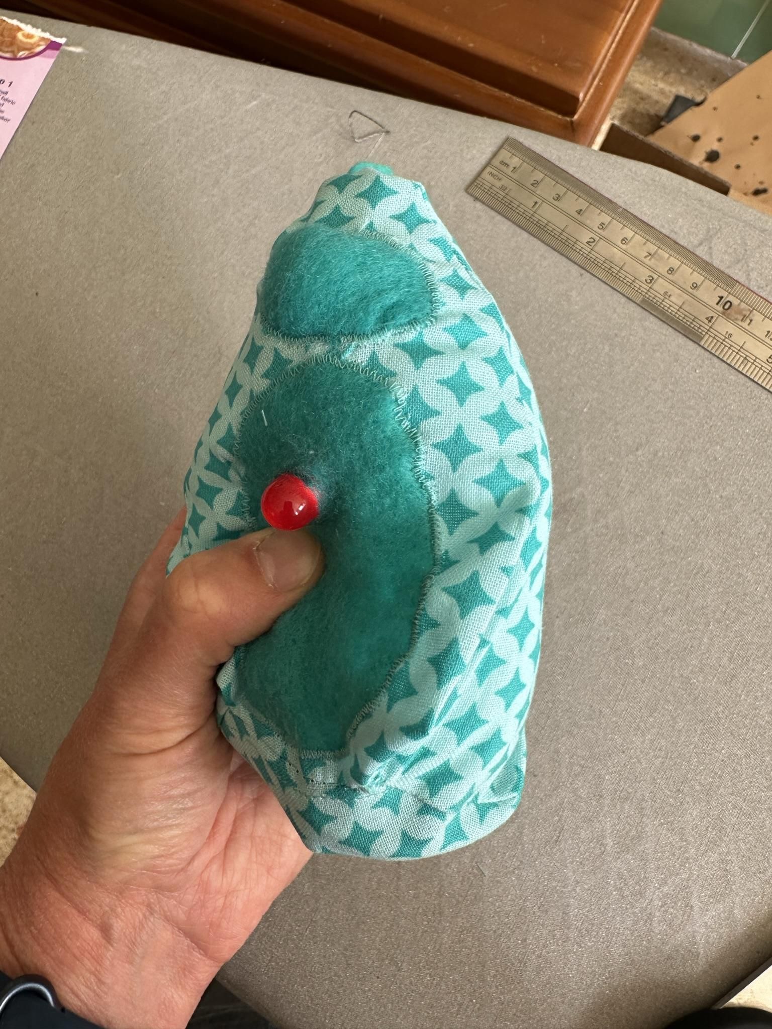 Softsensorsaurus an Etextile Soft Sensor Soft Toy With LED Light