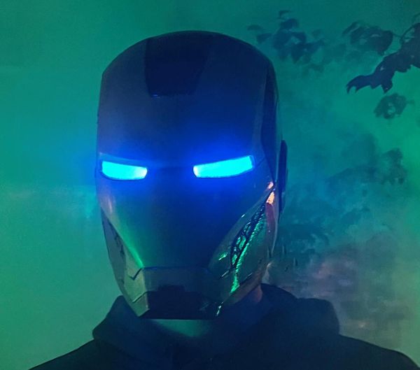 3D Printed Iron Man Mk3 Helmet