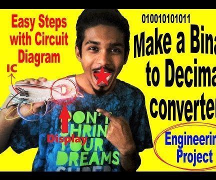 How to Make Binary to Decimal(BCD) Counter Project With Circuit Diagram ( With Explanation )